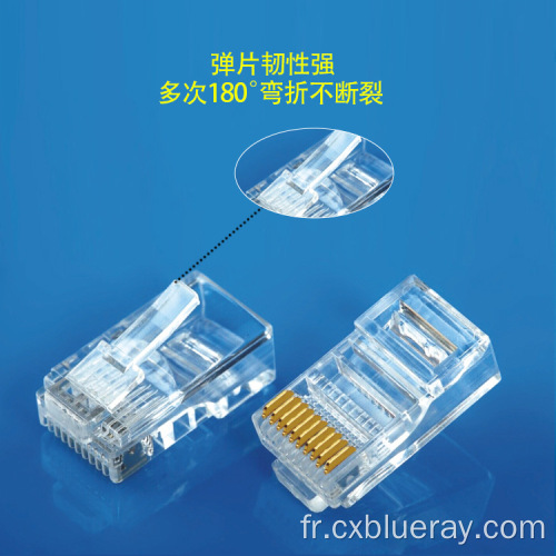 Connecteur RJ50 modulaire UTP 10P10C 3U